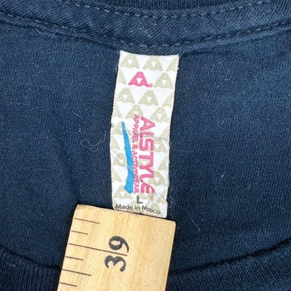 Hogwarts Alumni Alstyle Apparel & Activewear Women's L Dark Blue T-Shirt - Picture 3 of 9